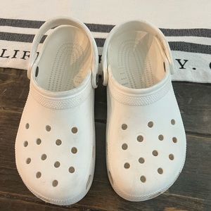 White crocs